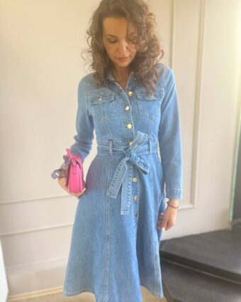 jeans dress roberta biagi