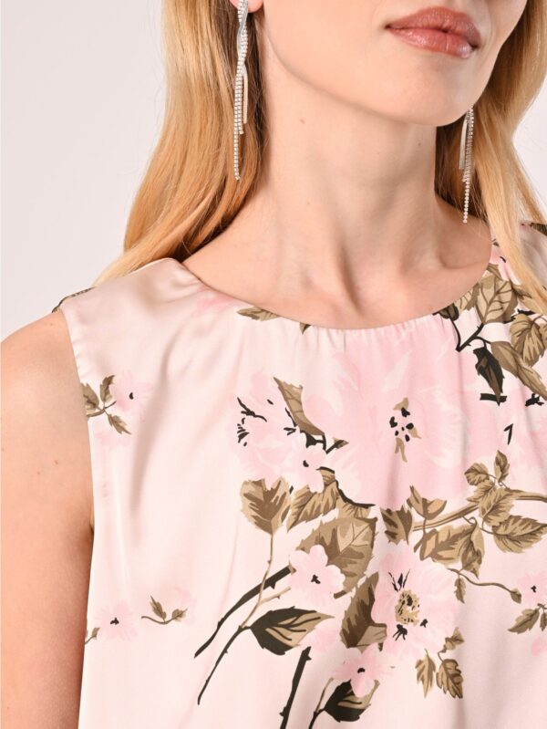 Dress Midi Plissé  Floral print Rinascimento - Image 5