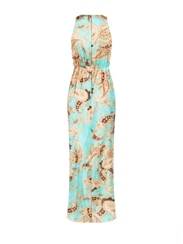 Paisley Print Long Dress Rinascimento - Image 6
