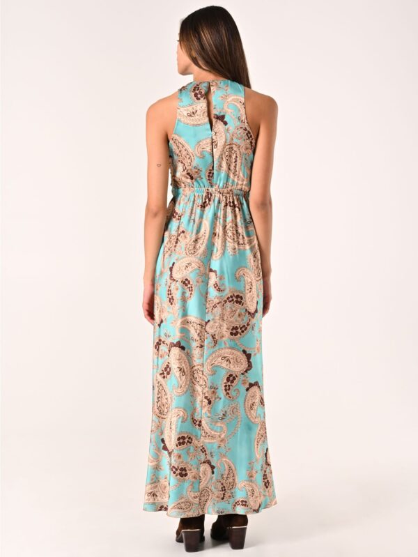 Paisley Print Long Dress Rinascimento - Image 3