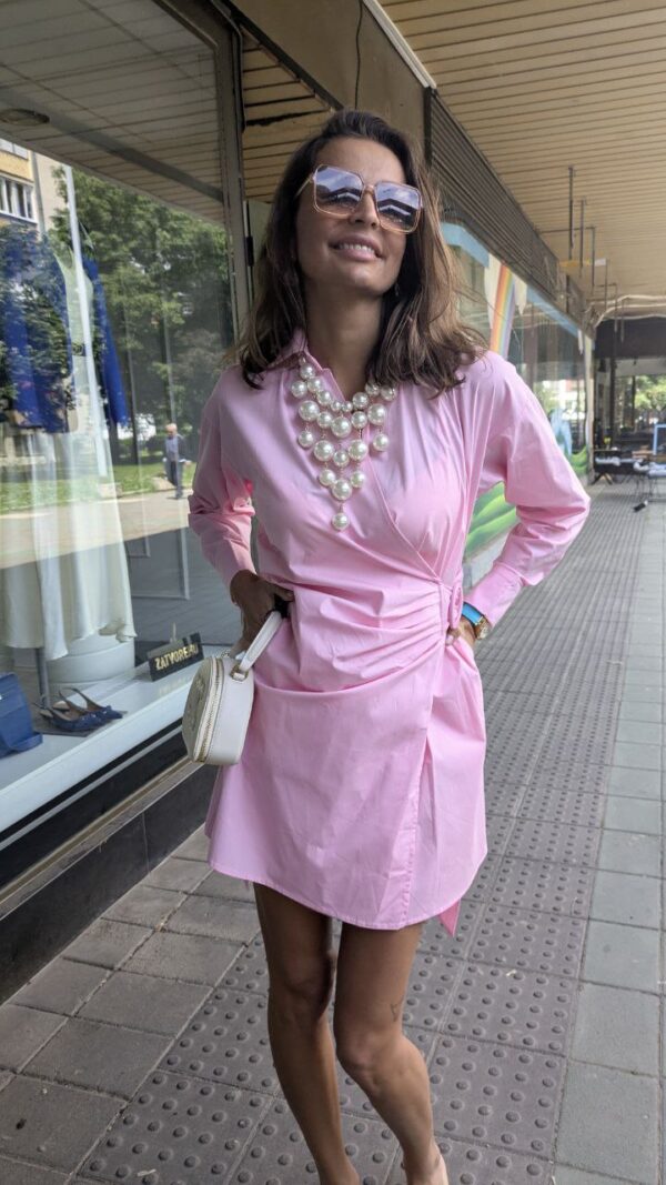 Maryley dress in soft pink color - Image 2
