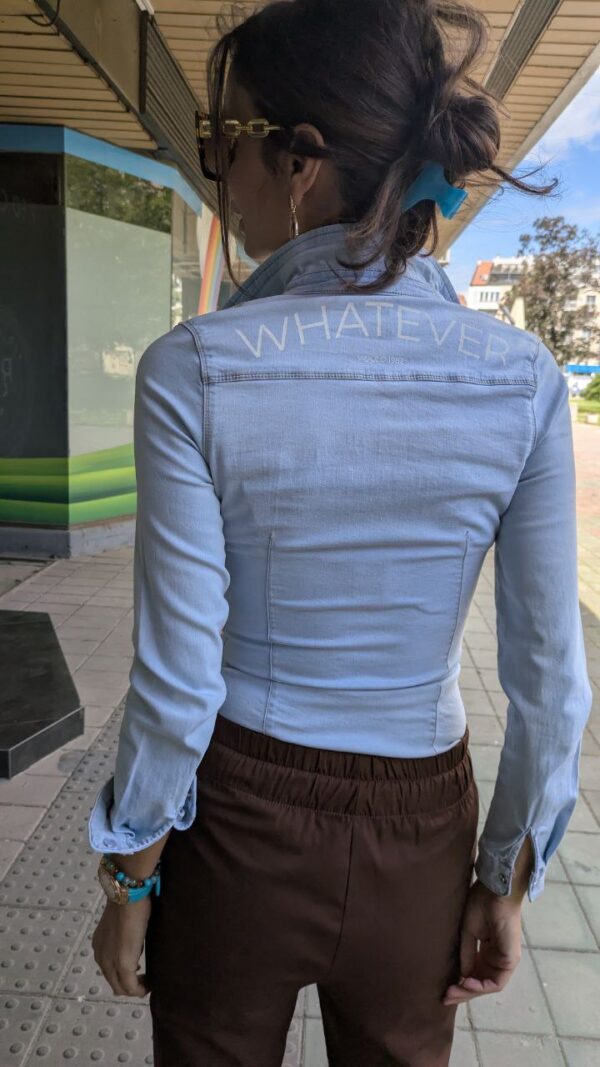 Light blue jeans shirt vicolo - Image 5