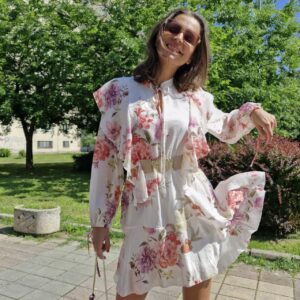 flowing light dress