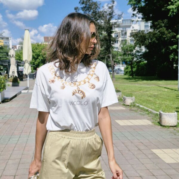 White t-shirt Vicolo - Image 2