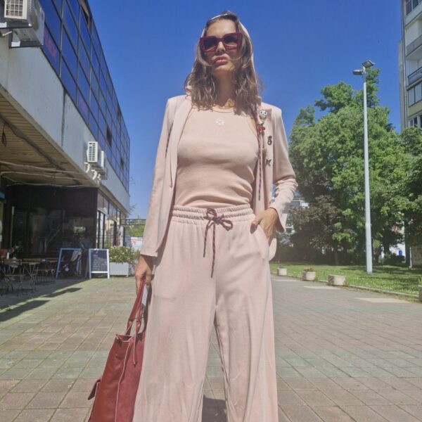 soft cotton pink set Motel