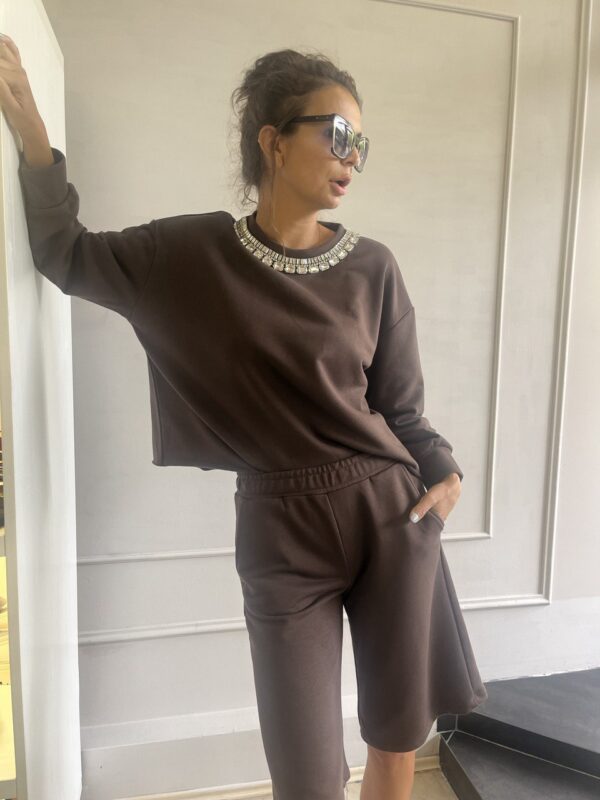 soft cotton brown set Vicolo