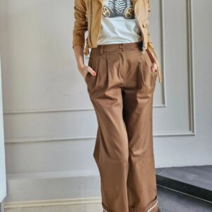 Brown pants cotton