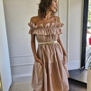 Powder pink dress