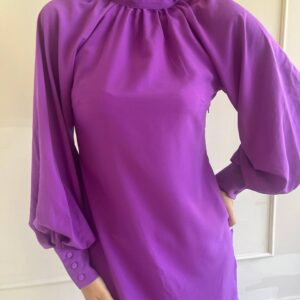 Purple mini dress
