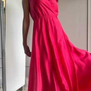 Maxi dress in pink colour